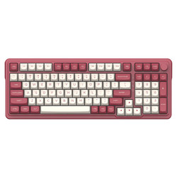 REDRAGON 红龙 KS99 三模机械键盘 龙吟轴 白红 98键
