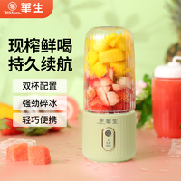 抖音超值购：Wahson 华生 水果榨汁机可碎冰小型便携多功能电动水果榨汁杯G817