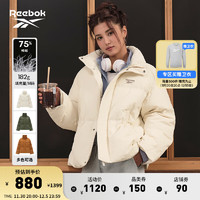 Reebok锐步女子经典时尚复古拼色梭织羽绒夹克 23FRC254WGW2 A/S