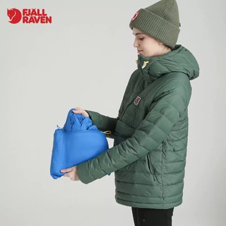 FJALLRAVEN北极狐冬女士羽绒服夹克保暖抗寒户外轻量连帽外套 86376 614铜锈绿 S