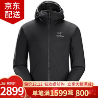 ARC'TERYX 始祖鸟 ARC’TERYX）ATOM LT HOODY阿童木连帽男款户外轻量保暖棉服 舒适休闲棉衣外套 Black/黑色 M