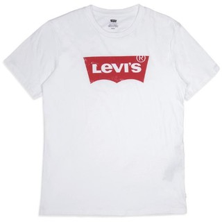 Levi's 李维斯 Logo Tee系列 男女款圆领短袖T恤 17783-0197 白色 S