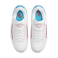 AIR JORDAN 正代系列 Air Jordan 2 Retro Low 女子篮球鞋 DX4401-164 白色/蓝色 37.5