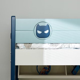 全友（QUANU）床青少年上下床高低双人床小户型实木框架储物床无子床 反向母床(无子床)