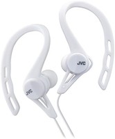 JVC 杰伟世 运动夹式内耳式耳机 HAECX20W，白色