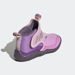 adidas「海马鞋」阿迪达斯RapidaZen女小童冬季加绒魔术贴运动鞋 藕粉色/淡粉色/紫色 29(175mm)