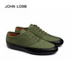 JOHN LOBB 尊湛 男士Norfolk军绿色帆布休闲鞋 5(39)