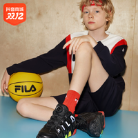 抖音超值购：FILA 斐乐 2023新款中大童儿童时尚校园复古经典篮球鞋K15331202