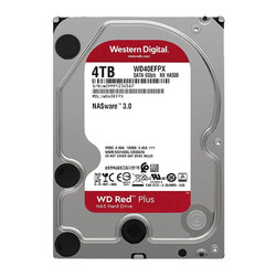 Western Digital 西部数据 红盘Plus 4TB 3.5英寸 NAS硬盘（CMR）