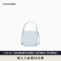 Calvin Klein女包24春季时尚小众简约印花可卸肩带手提斜挎水桶包DH3605 494-云水蓝 OS