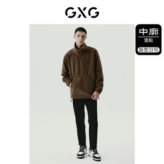 GXG 男装 摇粒绒翻领卫衣外套 GED13137994