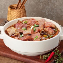 GUYAN 谷言 预制菜 牛肉煲 酱香味 410g 牛肉火锅  半成品菜 快手菜  生鲜