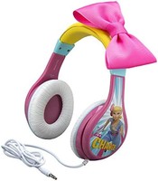 eKids 玩具总动员 4 儿童蓝牙耳机,带麦克风的无线耳机包括辅助线,减少音量的儿童可折叠耳机,适用于学校、家庭或旅行