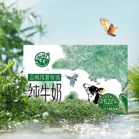 88VIP：乍甸 云南乍甸风景牧场小翡翠纯牛奶学生奶200g*10盒整箱 3.1g优质蛋白