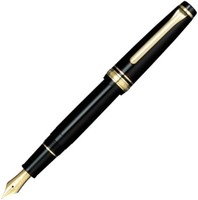 SAILOR 写乐 钢笔 PROFESSIONAL GEAR SLIM 金 钢笔 中笔尖 M 黑色