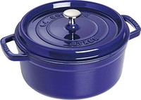 staub 珐宝 珐琅铸铁锅 圆形炖锅 24cm 宝石蓝