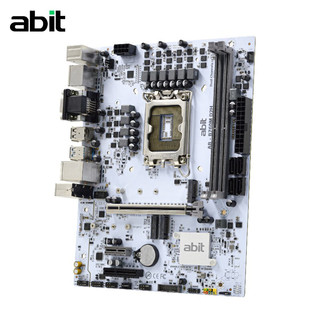 ABIT 升技 B760M D2H D4 支持12/13代酷睿处理器LGA1700 PCIE4.0 B760 D2H  雪山白