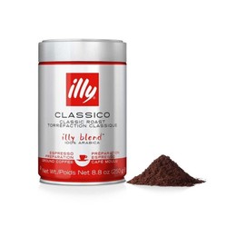 illy 意利 意式浓缩 中度烘培咖啡粉250g/罐