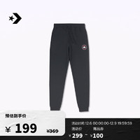 CONVERSE 匡威 官方 秋新款男女同款星星Logo运动裤卫裤10025420 10025420-A08 XL