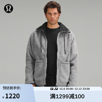 lululemon丨Cozy Travel 男士双面外套 LM3F29S 黑色/犀牛灰/黑色 XS