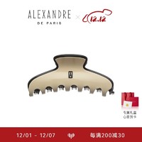 ALEXANDRE DE PARIS 亚历山大 50周年使者大号抓夹发饰头饰 Y米色