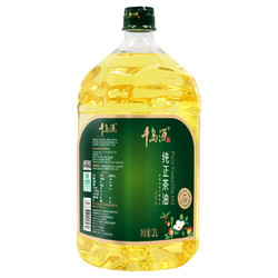 千岛源 纯正山茶油2Lx1瓶零反式脂肪酸物理冷榨茶籽油食用植物油