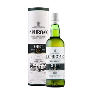 LAPHROAIG 拉弗格 利富 单一麦芽苏格兰威士忌进口洋酒艾莱岛 10年精选精锐夸特桶 精锐橡木桶精选 700mL 1