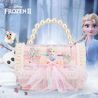 Disney 迪士尼 冰雪奇缘儿童少女心公主手提包包外出可爱手拎零钱斜挎包儿童礼物