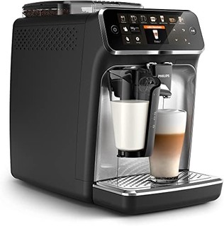 Philips 飞利浦 家用电器 全自动咖啡机 EP5446/70 系列 5400，12 种特色咖啡，LatteGo 奶，直观显示，黑色