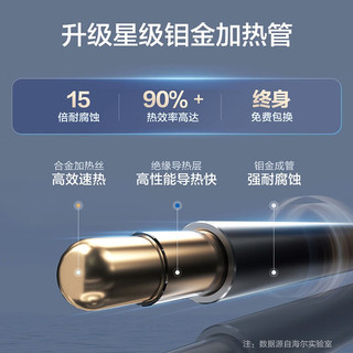 海尔（Haier）热水器电热水器家用储水式3000/3300W速热一级能效卫生间洗澡WIFI智能预约防电墙金刚无缝胆 【3.3KW双管变频】PZ3-60L