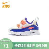 NIKE耐克童鞋婴童AIR MAX TINY 90 (TD)运动鞋 881928-005 21码