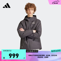 adidas阿迪达斯男装皇马足球休闲文化棉服IU2077 石墨黑 A/2XL