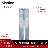 Martine rose 男士浅色休闲直筒牛仔裤MRAW22-225 46 送男友