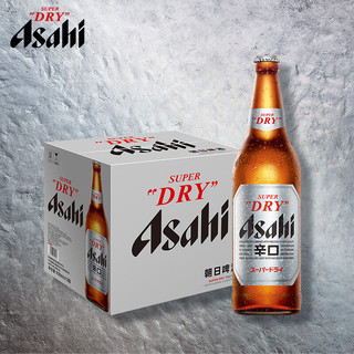 Asahi 朝日啤酒 朝日Asahi朝日啤酒（超爽生）10.9度 630ml*12瓶 整箱瓶装