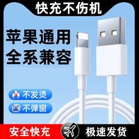 玉莲 适用苹果15数据线iPhone14充电线器13手机12promax快速7车载6s加长11XR冲电8plus短ipad闪充PD快充6平板