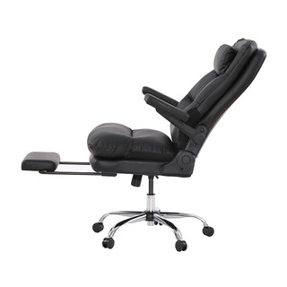 NITORI宜得利家居 家具 客厅办公室书房带脚托皮工作椅 OC905 黑色