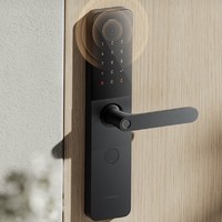 Xiaomi 小米 指纹锁智能门锁密码锁家用智能锁防盗电子E10 黑色