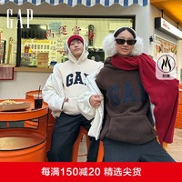 抖音超值购：Gap 盖璞 男女装秋冬LOGO仿羊羔绒卫衣807084情侣上衣