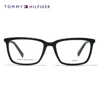 Tommy Hilfiger汤米镜架板材方框眼镜男款休闲商务眼镜框可配蔡司镜片2015 KB7-透灰色 蔡司视特耐1.56高清镜片