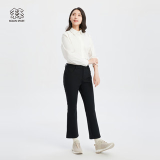 KOLON SPORT可隆软壳女户外弹力运动登山休闲长裤 黑色BK 165/M