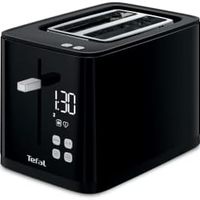 Tefal 特福 Smart'n Light TT640840 2 片数字烤面包机，黑色