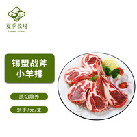 SUMMER PASTURE 夏季牧场 锡盟战斧小羊排18支/包冷冻内蒙原切羊肉生鲜烧烤食材900g