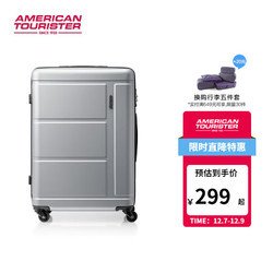 AMERICAN TOURISTER 美旅 箱包休闲时尚男女行李箱顺滑万向轮旅行箱21英寸 TJ0银色