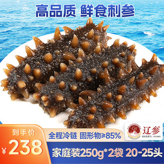 梦岭南 大连鲜食海参  家庭装250g*2袋