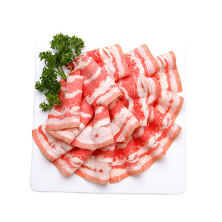 HuaDong 美国牛肉卷 谷饲安格斯150天肥牛卷1kg 牛肉 生鲜 火锅食材