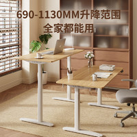 Loctek 乐歌 E2 电动升降桌 加厚桌面+白桌腿 1.2m