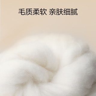 罗莱家纺沁·暖澳大利亚羊毛抗菌四季被无色150*215