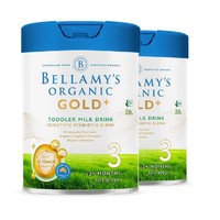 BELLAMY'S 贝拉米 金装版GOLD有机婴儿配方奶粉 金装3段 800g*2罐
