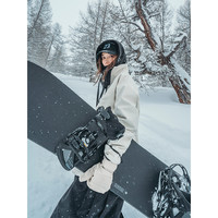 awka单板美式滑雪服女冬季加厚保暖防水防风卫衣专业雪地上衣