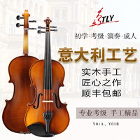 TLY小提琴 初学者小提琴自学提琴演奏级专业考级入门儿童成人乐器